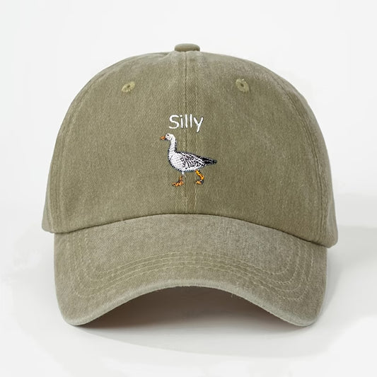 Free Silly Goose Embroidered Baseball Hat