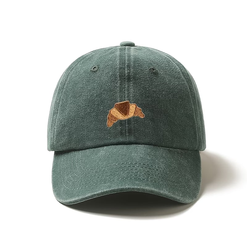 Croissant Embroidered Hat