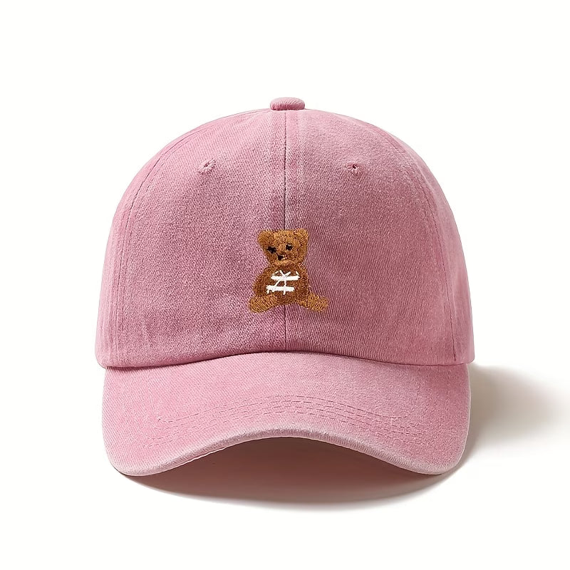 Teddy Down Bad Embroidered Hat
