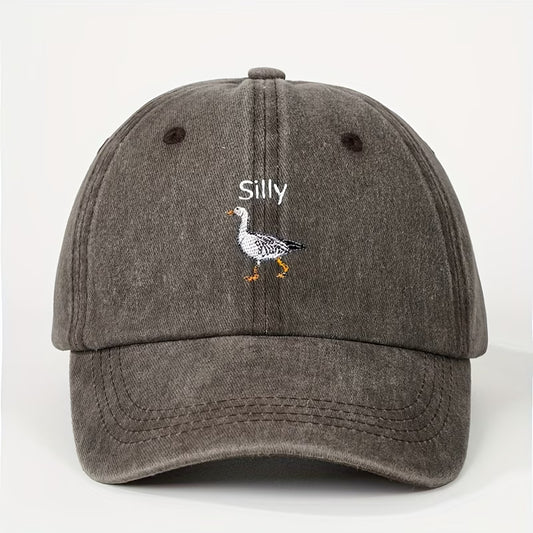 Free Silly Goose Embroidered Baseball Hat