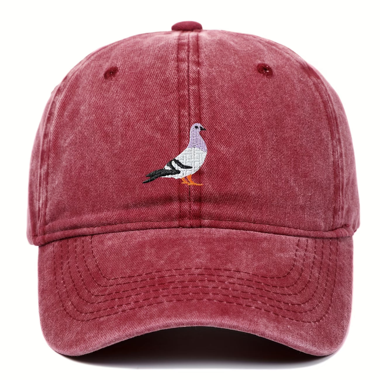 Pigeon Embroidered Baseball Hat