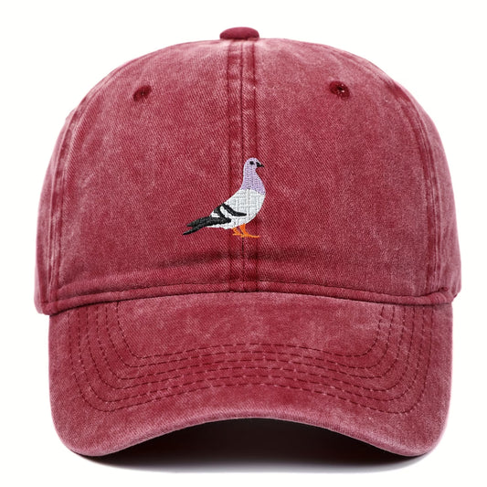 Pigeon Embroidered Baseball Hat