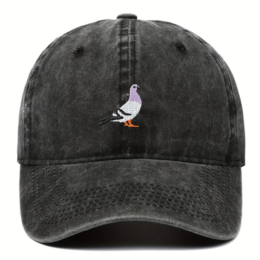 Pigeon Embroidered Baseball Hat